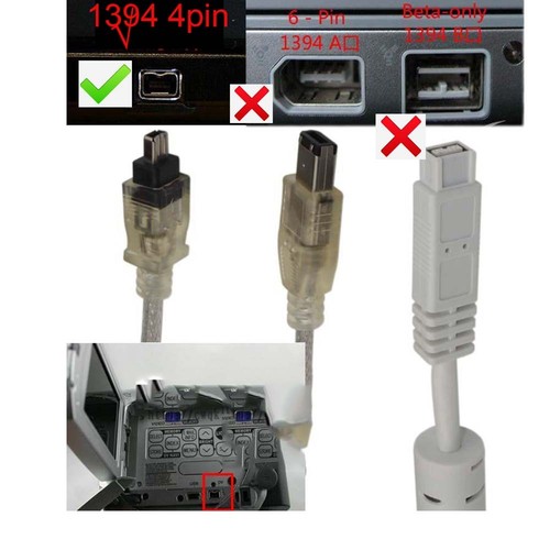 USB Data Cable 4 Pin Firewire IEEE 1394 for MINI DV HDV camcorder to edit pc eBay