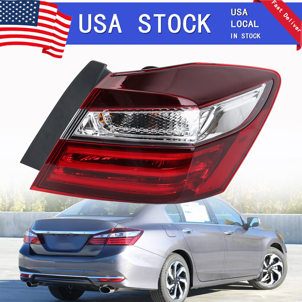 Passenger Side Tail Light Taillight Lamps Outer For Honda Accord 2016-2017 Right