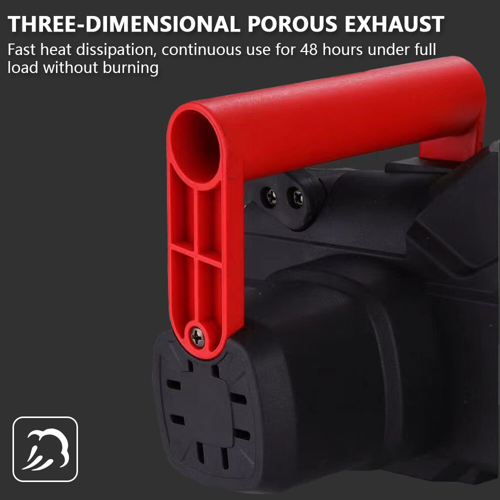 12" Cordless Chainsaw 21V Brushless Electric Handheld Chain Saw +Battery&Charger