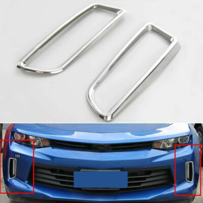 Running Signal Light Lamp Cover Ring Trim For Chevrolet Camaro 2017+ ABS Chrome