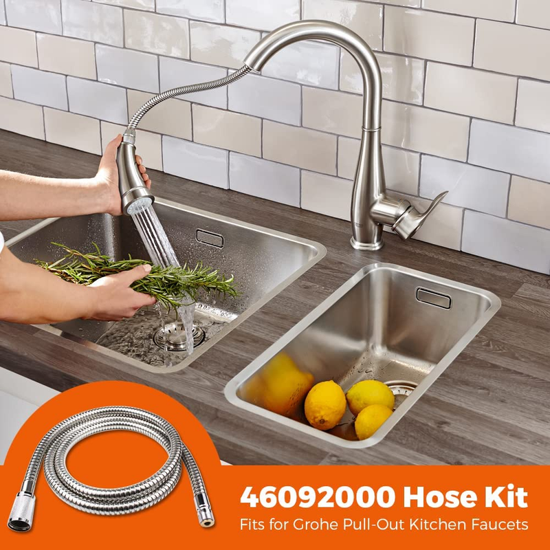 46092000 Pull Out Spray Hose for Grohe Kitchen Faucets, Pull down Kitchen Faucet