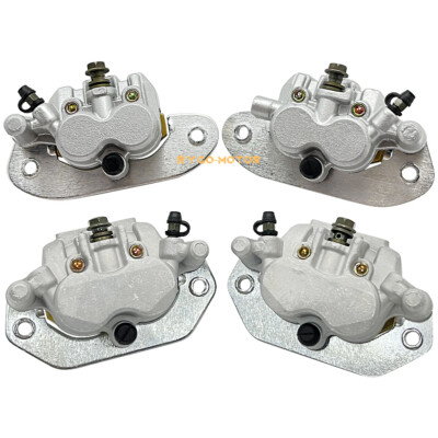 Front & Rear Brake Caliper W/Pads for Yamaha Wolverine X2 X4 700 850 2016-2022
