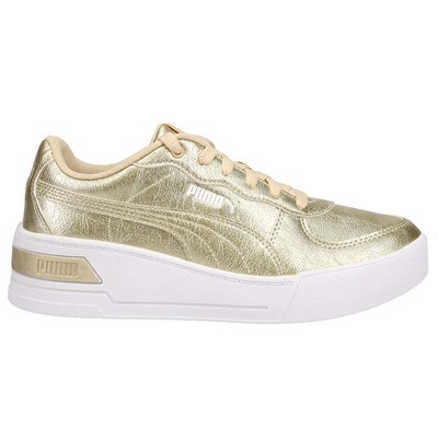 

Puma Skye Wedge Metallic Womens Size 5.5 M Кроссовки Повседневная обувь 382702-01, Золотой, Puma Skye Wedge Metallic