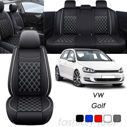 Car Seat Covers Full Set Leather Front 5 Seat Waterproof