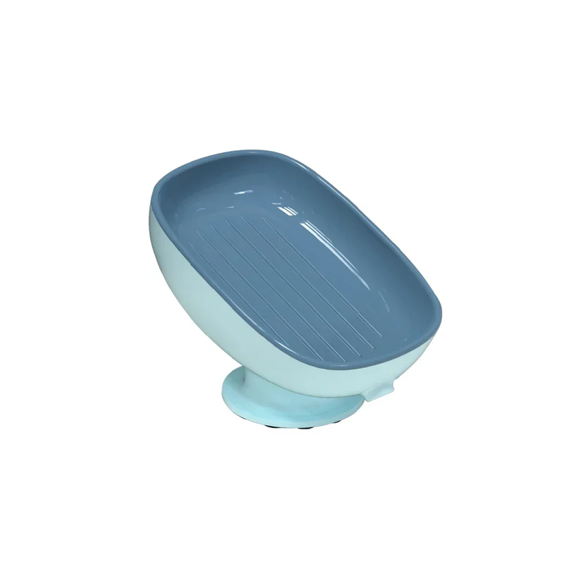 1Pcs Bathroom Soap Dishes Holder Self Draining Soap Box with Super Suction Porta