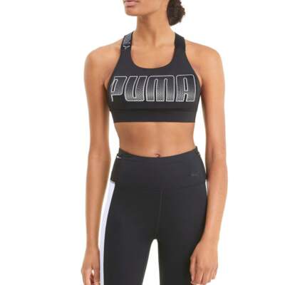 

Женский бюстгальтер Puma Feel It Mid Impact Размер  Повседневный 520299-01, Черный
