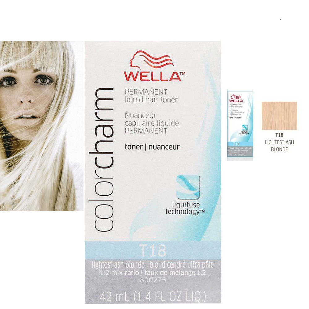 Verwonderend Wella Color Charm Toner T18 Lightest Ash Blonde Hair OY-44