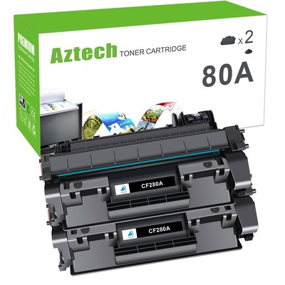2PK CF280A Toner Compatible With HP 80A LaserJet Pro 400 M401dn M401n MFP M425dn