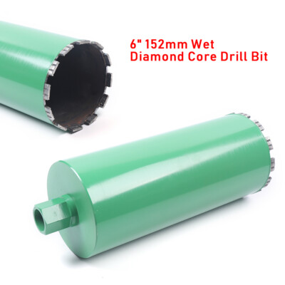 6''  Premium WET Diamond Core Drill Bit Core Bore Can concrete hard material