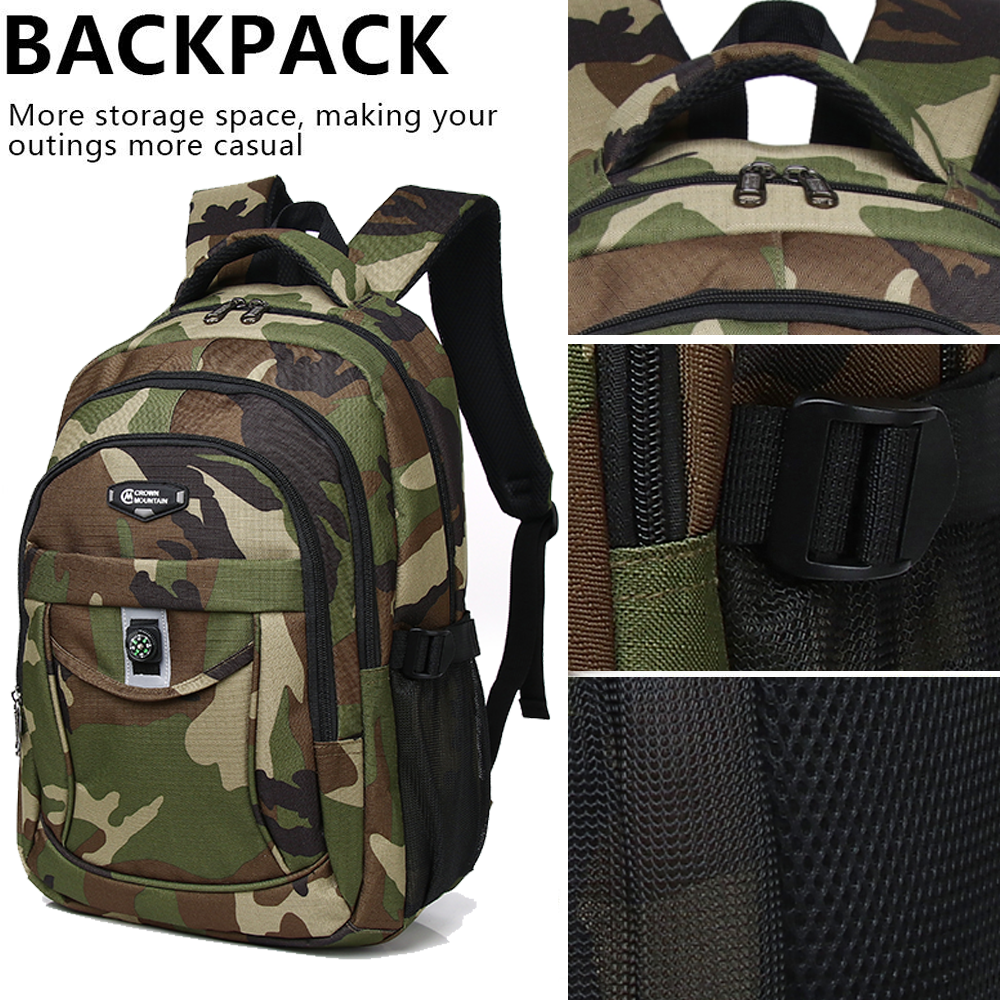 Rucksack Camping Laptop Hiking School Book Bag Usa