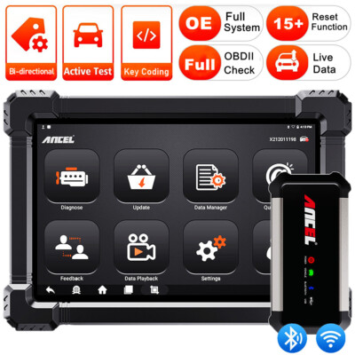 10inch Bluetooth Scanner OBD2 Full System Bi-directional Control Diagnostic Tool