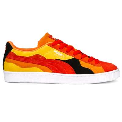 

Puma Suede Camowave Lace Up Мужские оранжевые кроссовки Повседневная обувь 38927703, Оранжевый, Puma Suede Camowave Lace Up