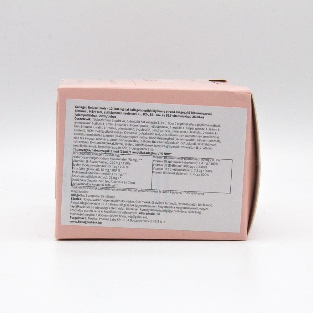 Swedish Collagen Deluxe Shots 12.500mg Marine Collagen 60 Liquid Ampoules x 25ml - Picture 17 of 18