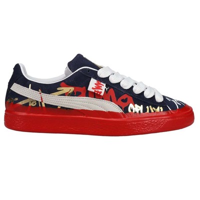

Puma GTag X Suede By AlexanderJohn Lace Up Mens Blue Sneakers Casual Shoes 9329, Синий, Puma GTag X Suede By AlexanderJohn Lace Up