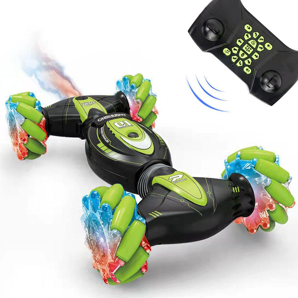 S Mist Spray Off Road Led Music Stunt Remote Toy Rechargeable Kids Gift