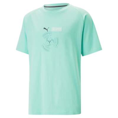 

Puma Mapf1 Заявление Круглый вырез Футболка с коротким рукавом Мужские синие повседневные топы 538447, Синий, Puma Mapf1 Statement Crew Neck Short Sleeve T-Shirt
