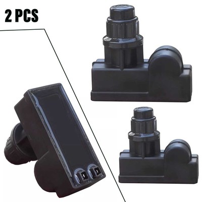 2PCS BBQ Gas Grill 2 Outlet Battery Spark Generator Push Button Igniter Picnic