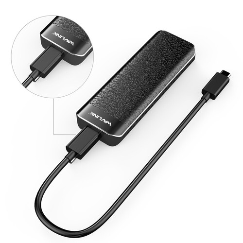 Wavlink 40Gbps M.2 NVME Enclosure PCI-E SSD Case NVMe External Case Thunderbolt 