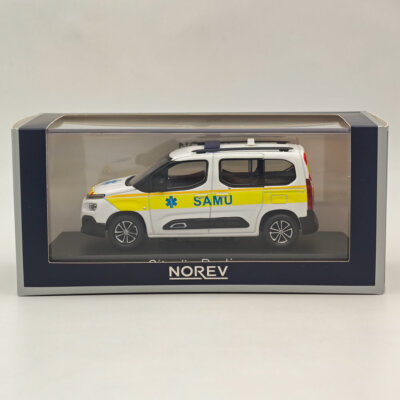 1/43 Norev Citroen Berlingo SAMU White Diecast Model Cars Limited Collection