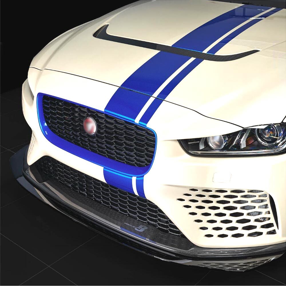 更新) ジャガー XF XJ デカール　左右セット SV Project 8 SV Project 8 Style Racing Sport Decals Stripes Kit For