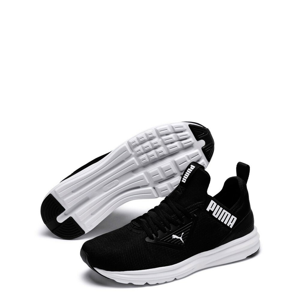SCARPE PUMA UOMO ENZO BETA BLACK WHITE PEACOAT BLU 192442 06 NUOVE ORIGINALI