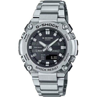 Pre-owned Casio G-shock G-steel Gst-b600d-1ajf Black Men's Watch In Box From Japan