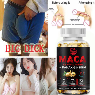 Male Enhancement 120 Capsules, Sexual Desire，Performance & Endurance Support HOT