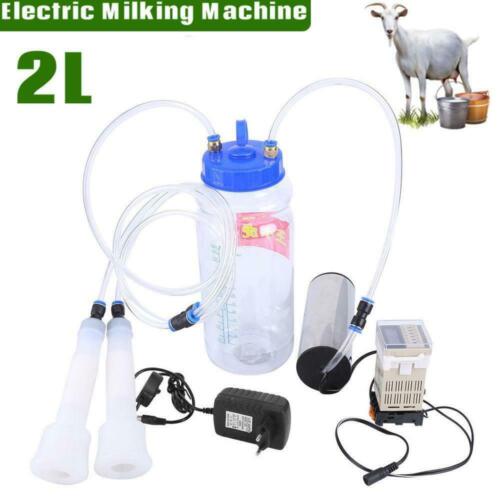 Elektrische Melkmaschine Melken Kühe für Ziegen Milker Melkeimer Vakuumpumpe HOM