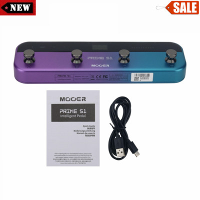 MOOER Prime S1 Electric Guitar Effects Pedal Dual Channel Support APP Control