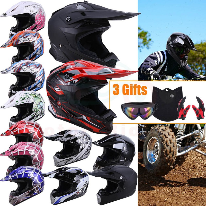 Dot Adult Youth Kids Motocross Helmet Motorcross ATV UTV MX 