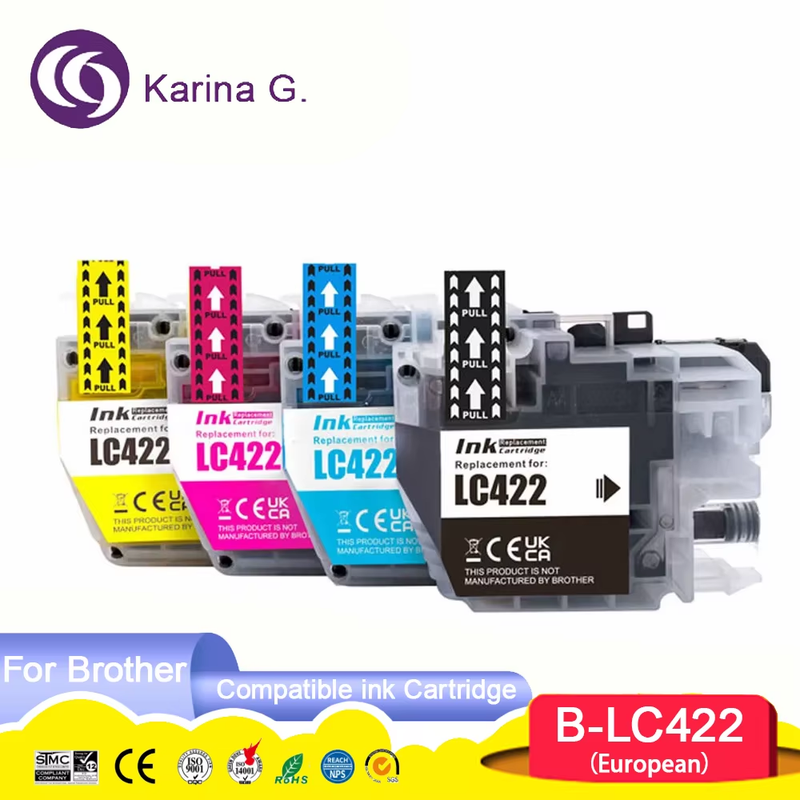 Standard capacity LC422 422 Compatible Ink Cartridge For MFC-J5340DW MFC-J5345D