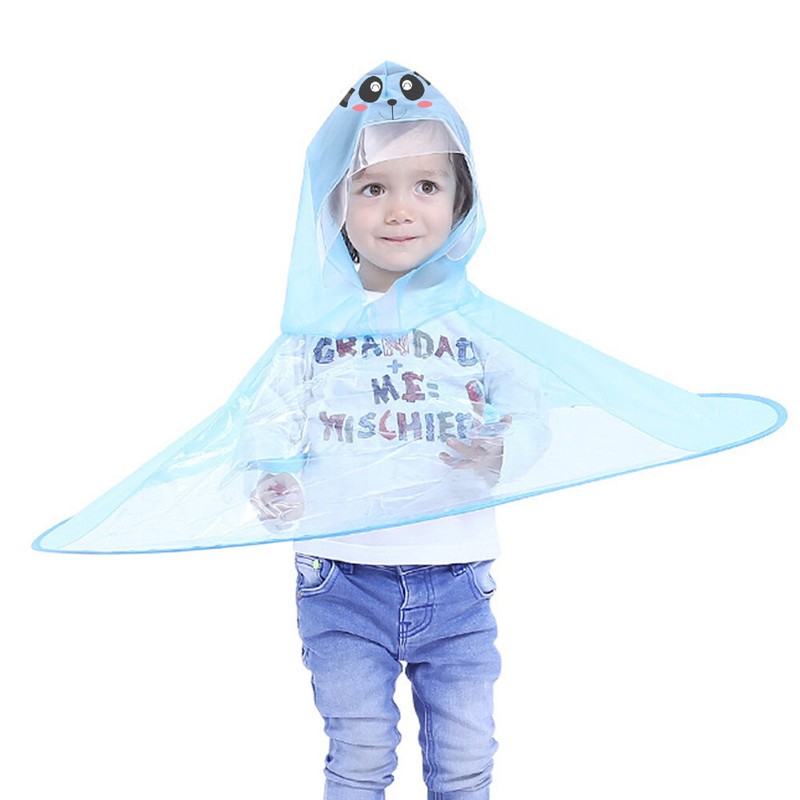 Children Umbrella Hat Magical Hands Raincoat