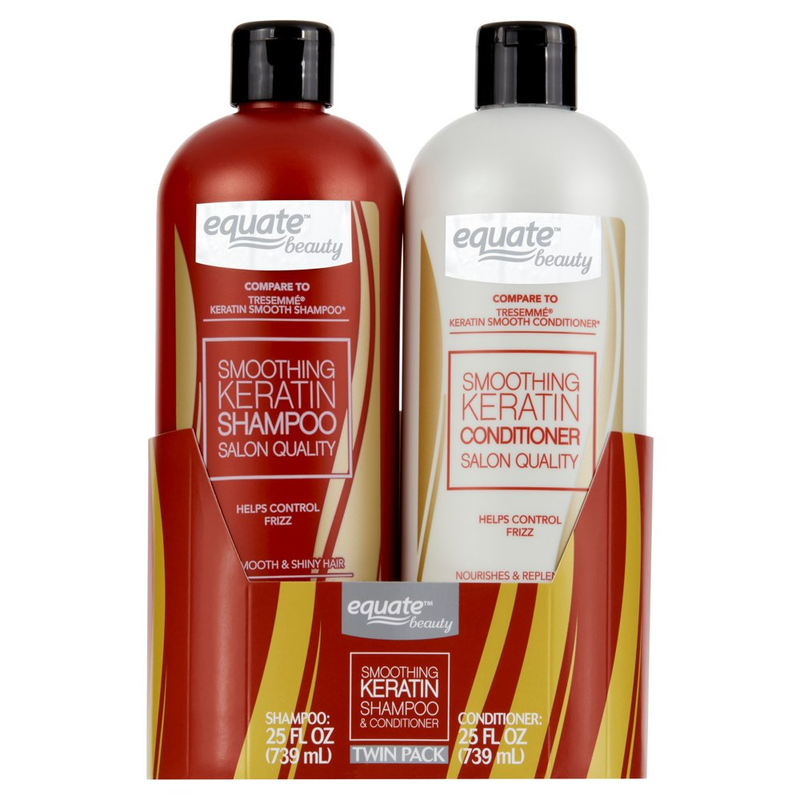 Beauty Smoothing Keratin Moisturizing Texturizing Daily Shampoo & Conditioner