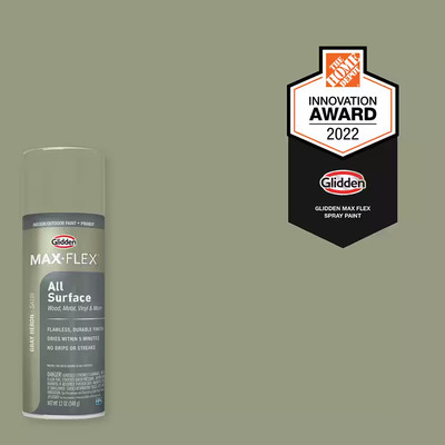 12 Oz. Satin Gray Heron Interior/Exterior All Surface Spray Paint and Primer