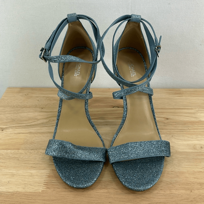 Michael Kors Astrid Stiletto Dress Heels Two Tone Navy Size 10M NWOB