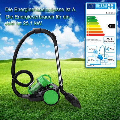 Staubsauger Boden Teppichsauger Treppen HEPA Filter Bodenstaubsauger 900Watt