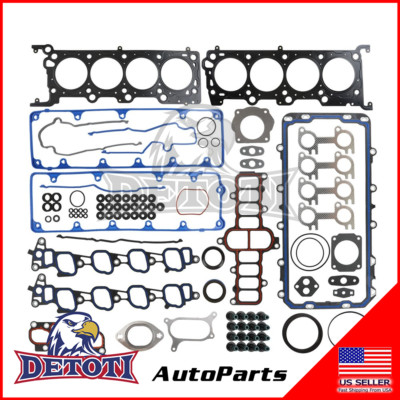 Full Gasket Set Kit For 04-08 Ford F-150 Overhaul 16 Valves 8 Cyl 4.6L eng