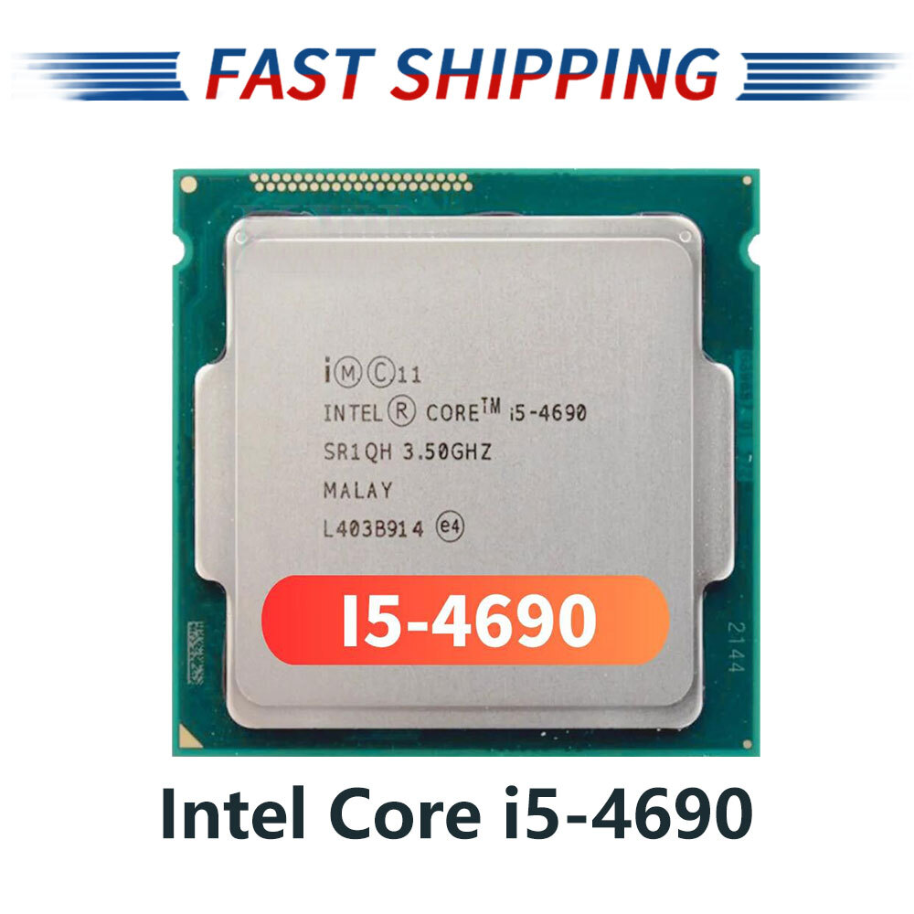 Intel Core i5 4690 i5-4690 CPU Processor 3.5GHz LGA 1150