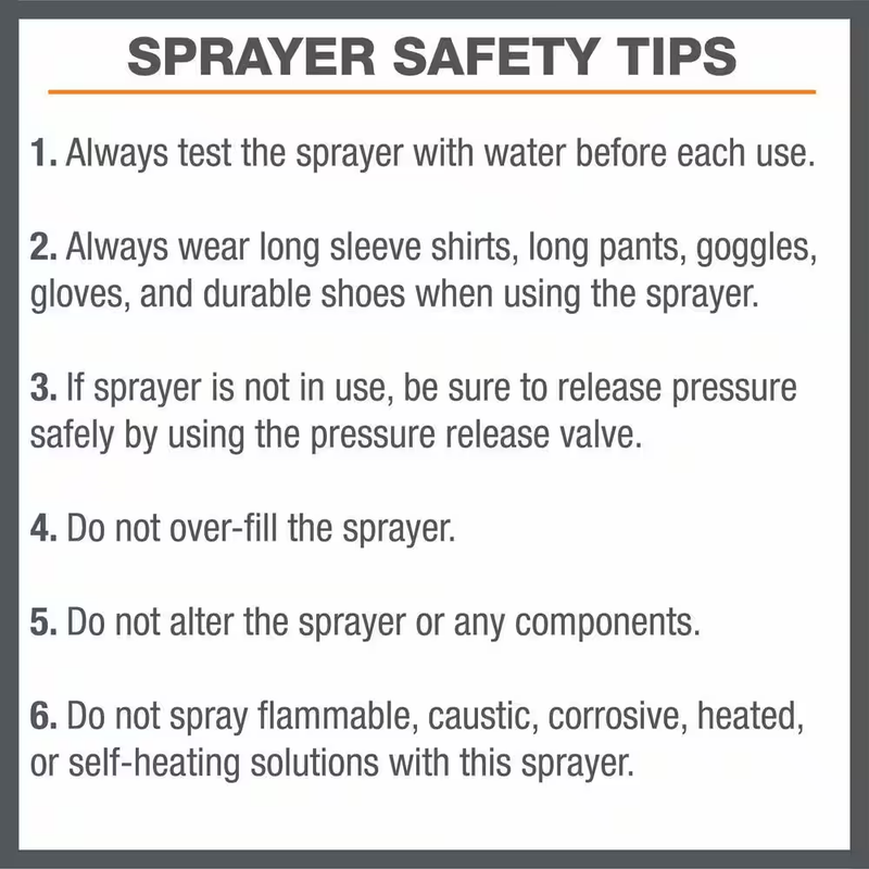 Multi Purpose 2-Gal Lawn and Garden Sprayer Ergonomic Grip Easy Assembly Use