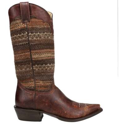 

Roper Material Shaft Snip Toe Cowboy Womens Brown Casual Boots 09-021-7622-0788, Коричневый, Roper Material Shaft Snip Toe Cowboy