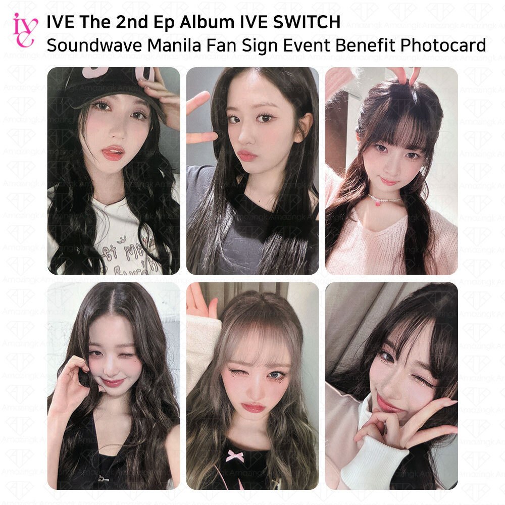 IVE The 2nd EP Album IVE SWITCH Soundwave Manila Fan Sign