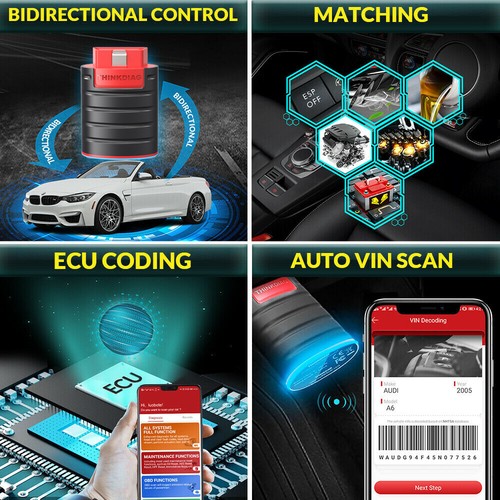 THINKDIAG Profi KFZ OBD2 Diagnosegerät Auto Scanner Alle System ECU Key Coding