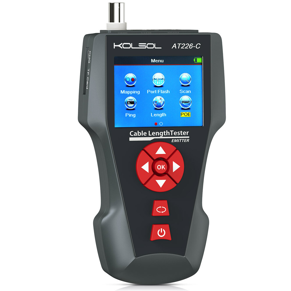 KOLSOL AT226-C NF-8601W Network Cable Tester For RJ45, RJ11, BNC, PING