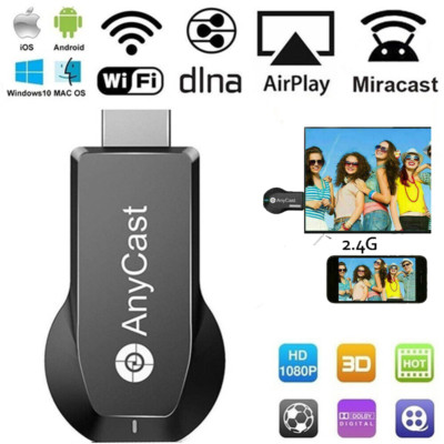 AnyCast WiFi Display Dongle Receiver DLNA TV Stick  HDMI Airplay Miracast 1080P