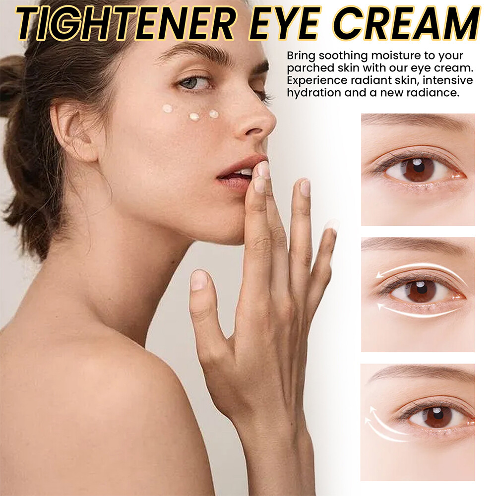 Instant Tightening Eye Cream – Augencreme Gegen Tränensäcke & Falten, Straffend, Hydratisierend, Für Frauen & Männer