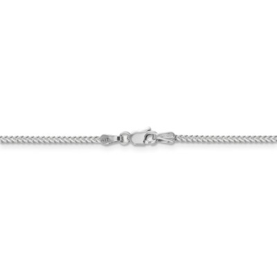 Pre-owned Superdealsforeverything Real 14kt White Gold 24 Inch 1.3mm Franco With Lobster Clasp Chain; 24 Inch