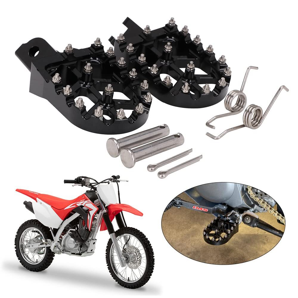 CRF Foot Pegs Dirt Bike Footpegs Pedals for CRF110F 2013-2022 CRF125F 2014-2023