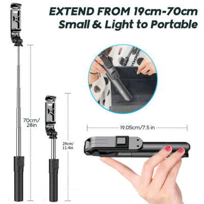100cm Selfie Stick Tripod for Xiaomi Huawei iphone IOS Android Foldable Tripod