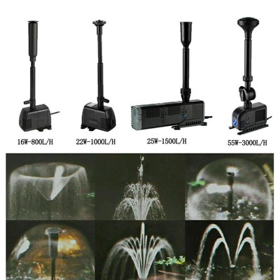 Pumpen für Teiche, Bachläufe & Brunnen 500-5000L/h Springbrunnenpumpe