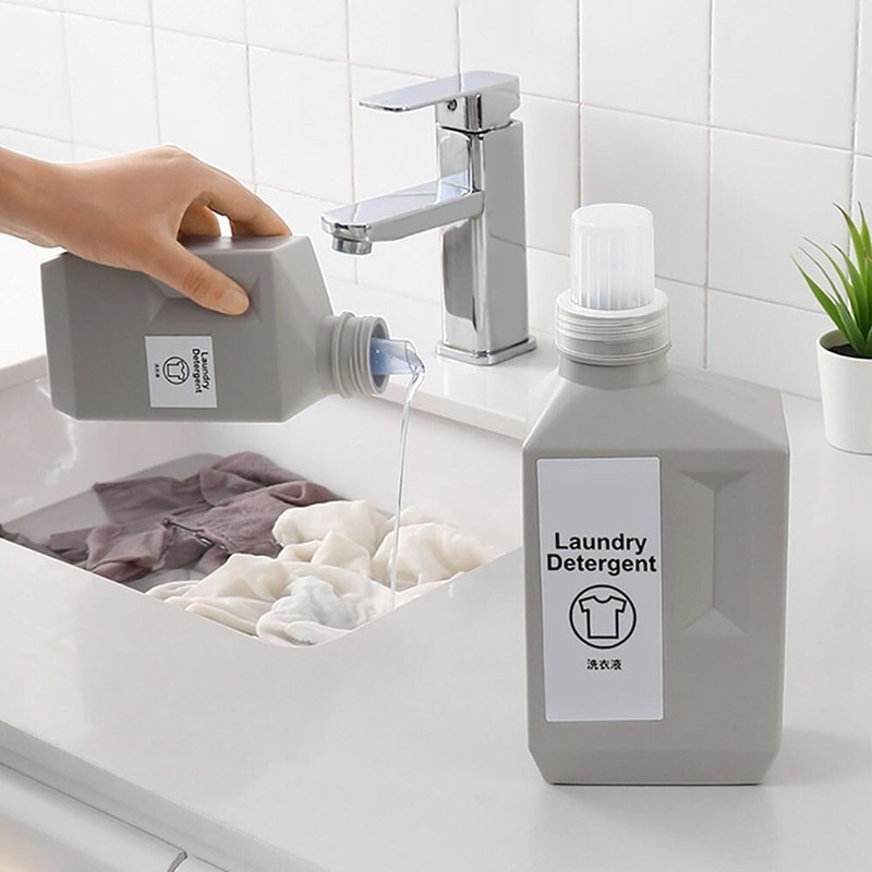 Refillable Shampoo Shower Storage Container Bottles Detergent Dispenser